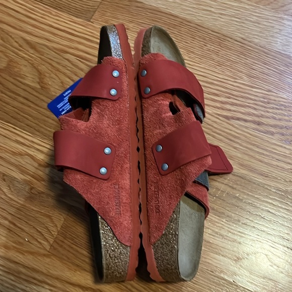 Birkenstock Uji Nubuck Suede Leather Sandals Size 8 NWT - Picture 7 of 16